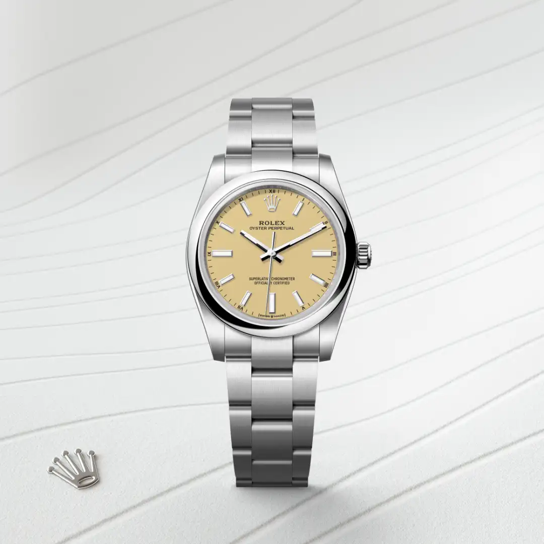 Rolex Oyster Perpetual 34腕錶蠔式鋼款,M124200-0007 - 永新鐘錶
