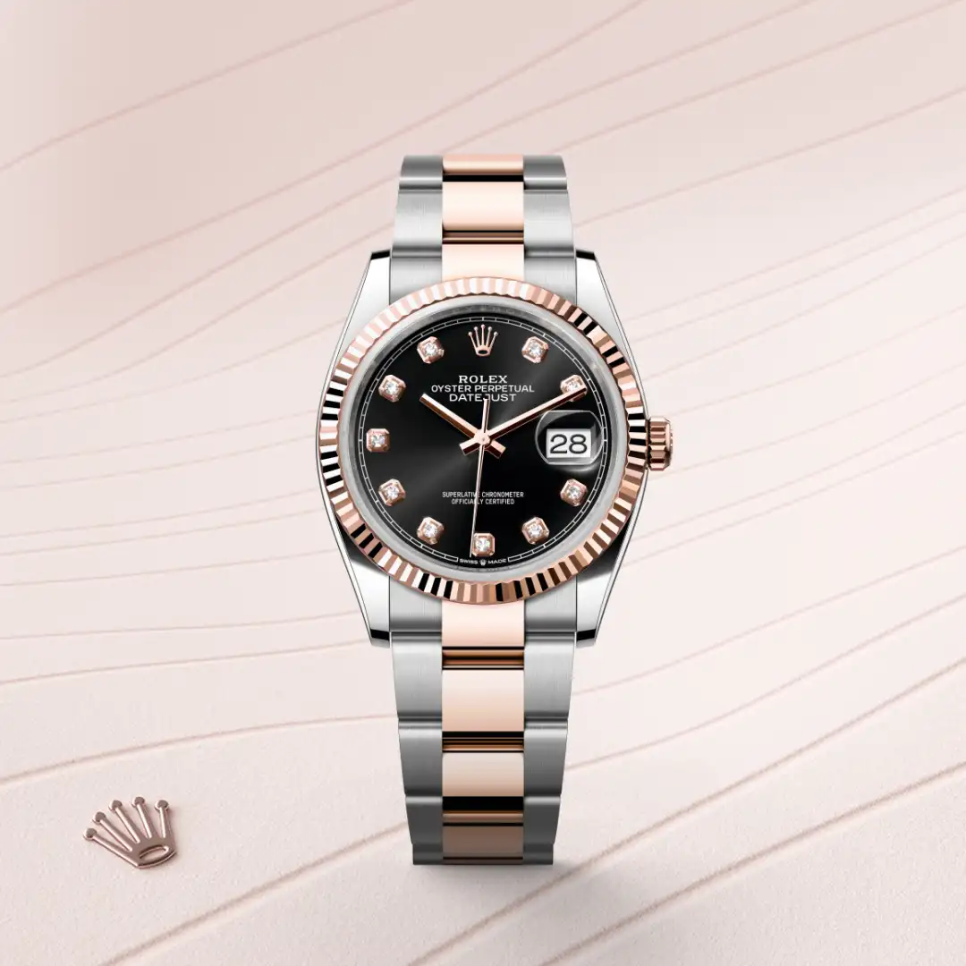 Rolex Datejust 36腕錶永恒玫瑰金鋼(蠔式鋼與永恒玫瑰金的組合)款,M126231-0020 - 永新鐘錶