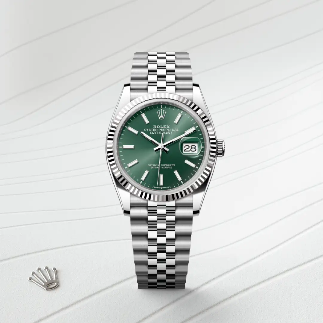 Rolex Datejust 36腕錶白色黃金鋼（蠔式鋼與白色黃金的組合）款，M126234-0051 - 永新鐘錶