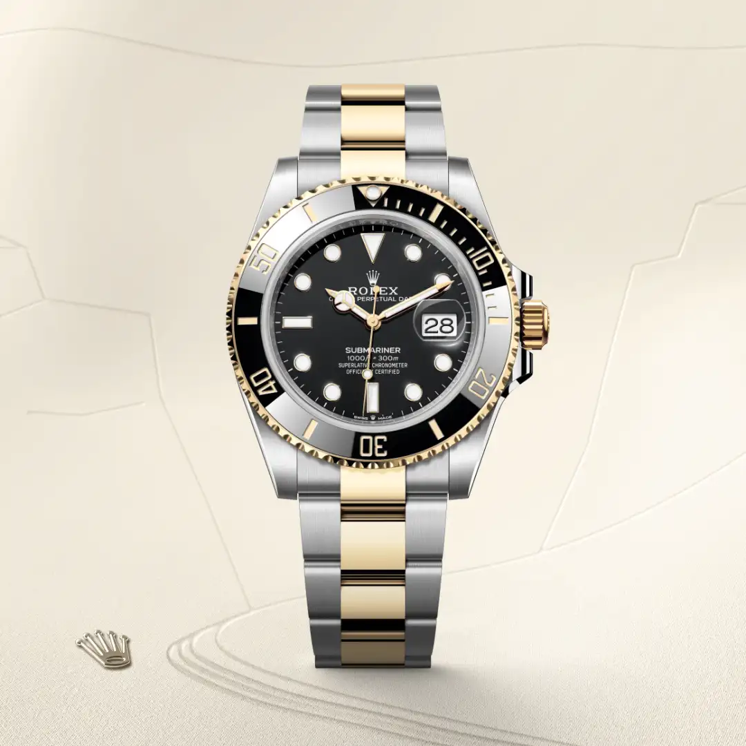 Rolex Submariner Date腕錶黃金鋼（蠔式鋼與黃金的組合）款，M126613LN-0002 - 永新鐘錶