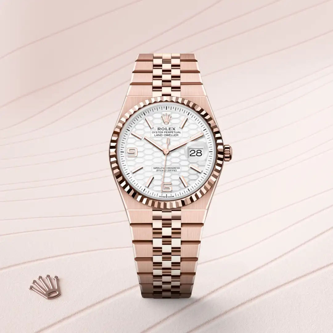 Rolex Land-Dweller 36腕錶18K永恒玫瑰金款,M127235-0001 - 永新鐘錶