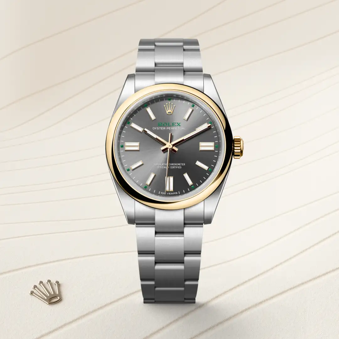 Rolex Oyster Perpetual 41腕錶黃金鋼（蠔式鋼與黃金的組合）款，M134303-0001 - 永新鐘錶