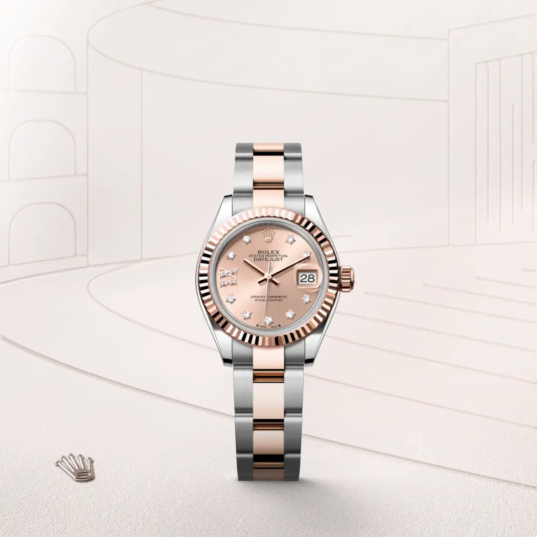Rolex Lady-Datejust腕錶永恒玫瑰金鋼（蠔式鋼與永恒玫瑰金的組合）款，M279171-0028 - 永新鐘錶