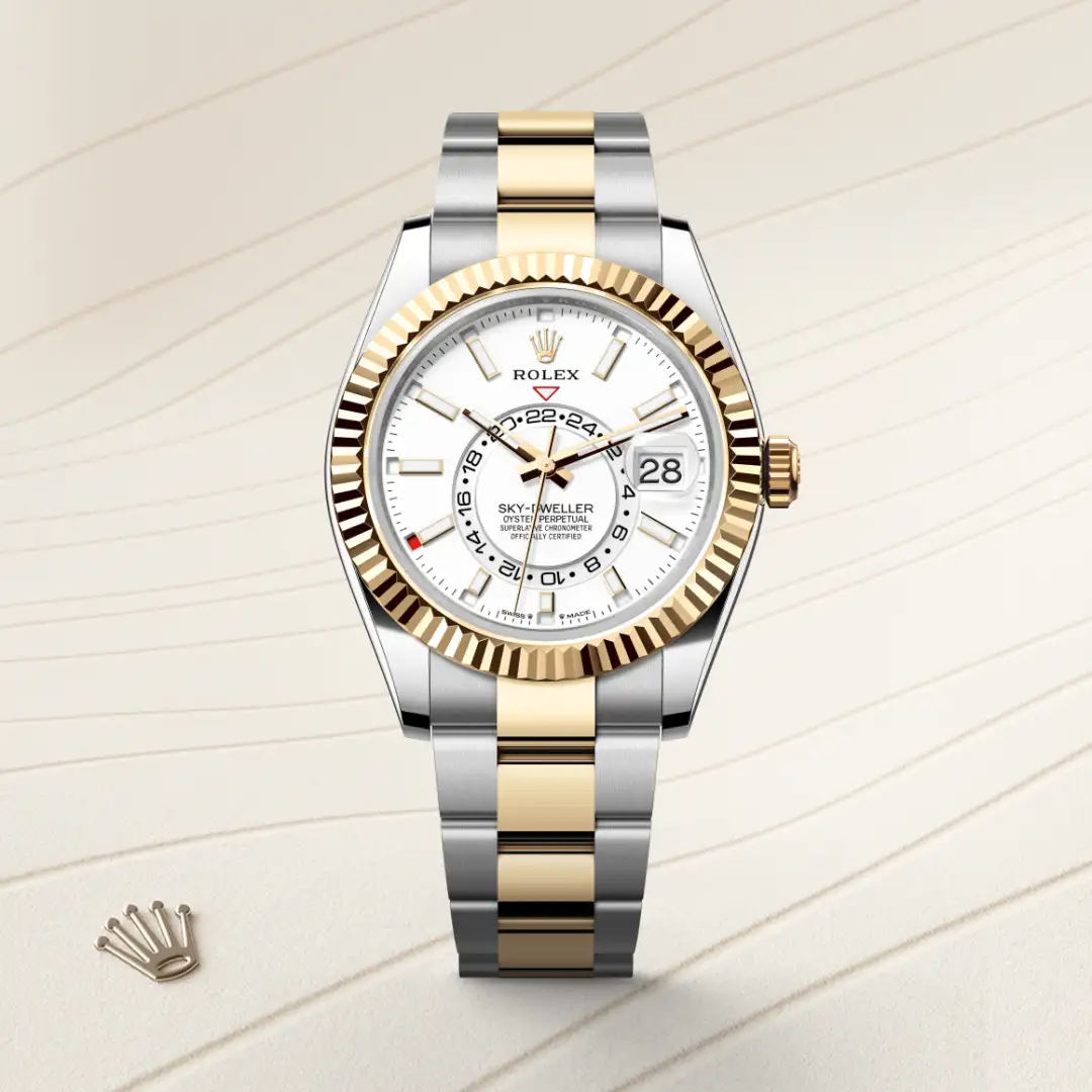 Rolex Sky-Dweller腕錶黃金鋼（蠔式鋼與黃金的組合）款，M336933-0005 - 永新鐘錶