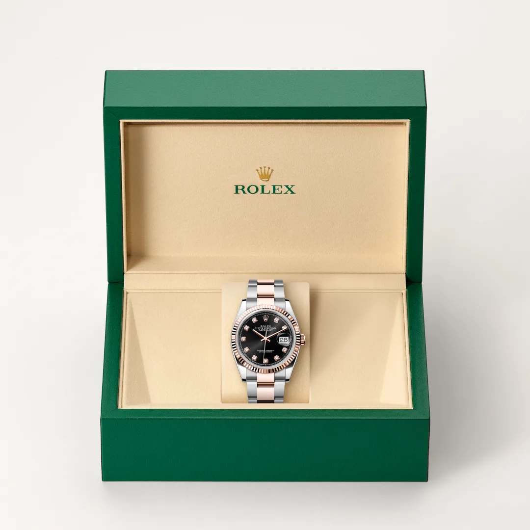 Rolex Datejust 36腕錶永恒玫瑰金鋼(蠔式鋼與永恒玫瑰金的組合)款,M126231-0020 - 永新鐘錶