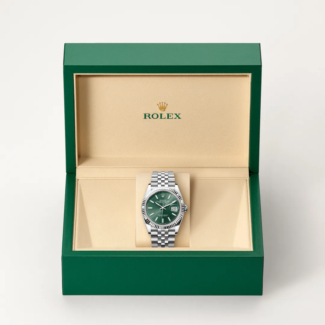Rolex Datejust 36腕錶白色黃金鋼（蠔式鋼與白色黃金的組合）款，M126234-0051 - 永新鐘錶