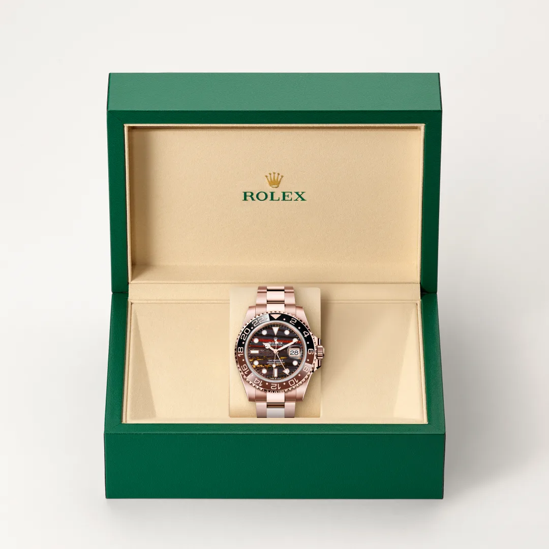 Rolex GMT-Master II腕錶18K永恒玫瑰金款，M126715CHNR-0002 - 永新鐘錶