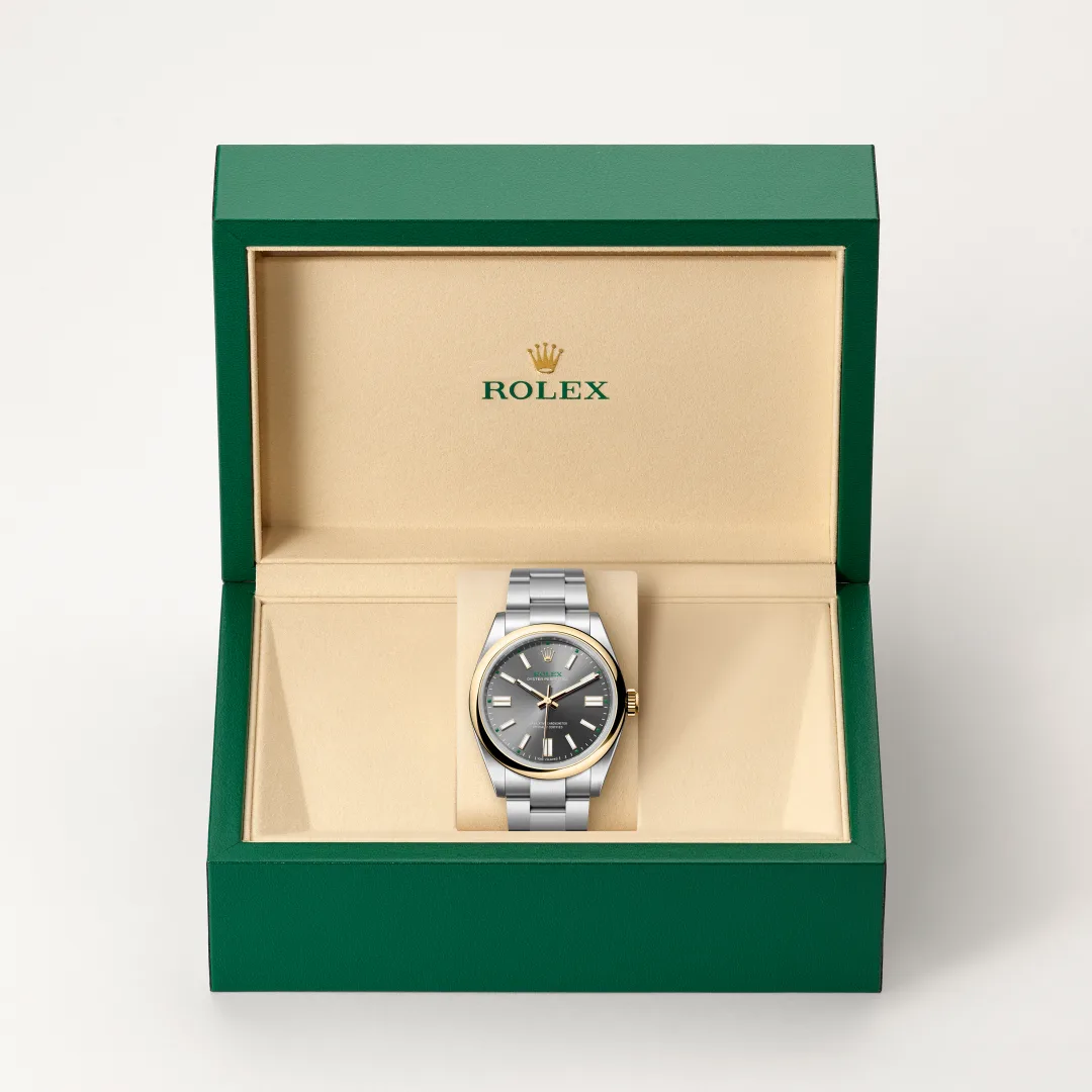 Rolex Oyster Perpetual 41腕錶黃金鋼（蠔式鋼與黃金的組合）款，M134303-0001 - 永新鐘錶