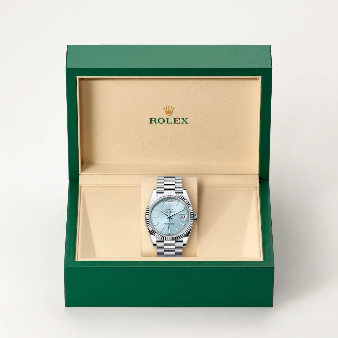 Rolex Day-Date 40腕錶鉑金款，M228236-0018 - 永新鐘錶