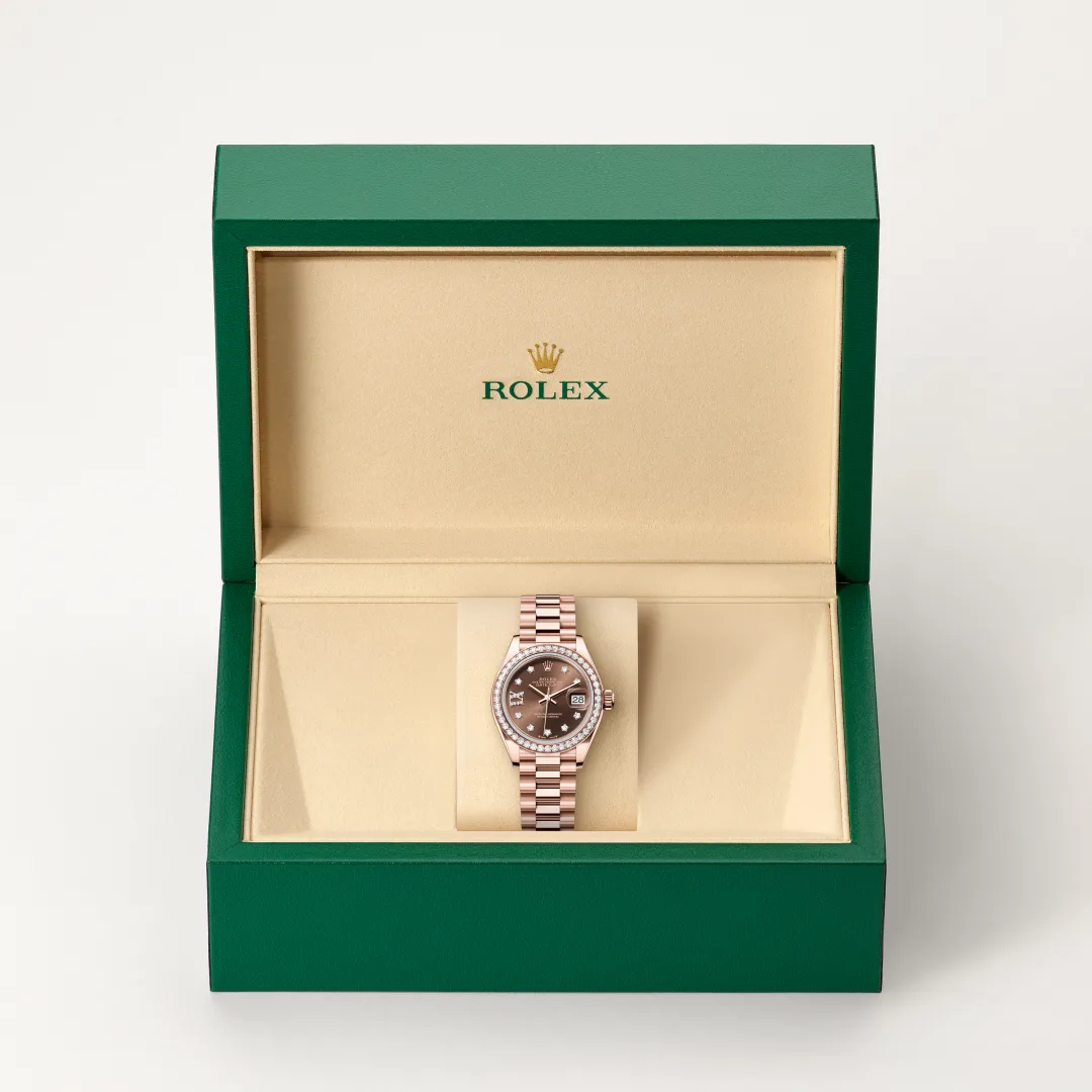 Rolex Lady-Datejust腕錶18K永恒玫瑰金款,M279135RBR-0001 - 永新鐘錶
