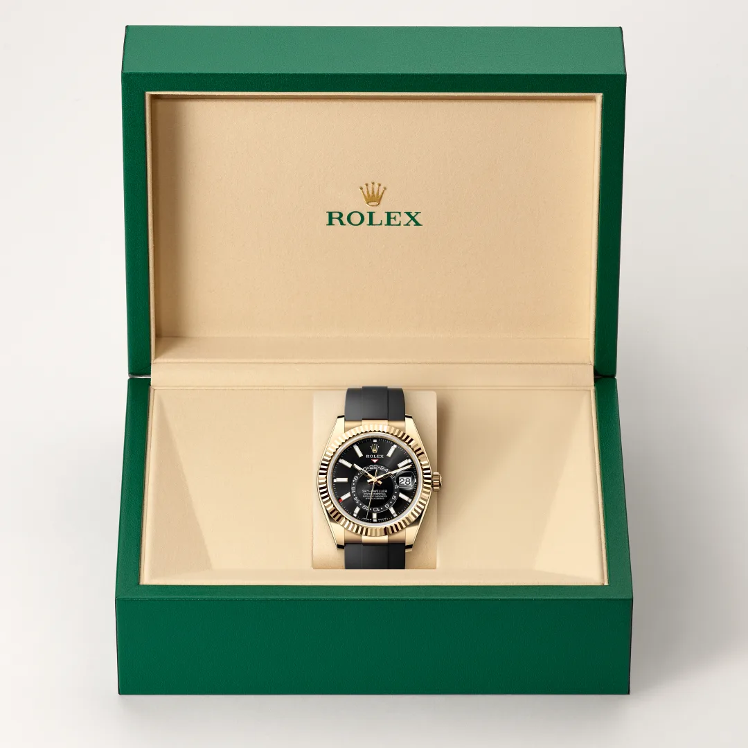 Rolex Sky-Dweller腕錶18K黃金款，M336238-0002 - 永新鐘錶