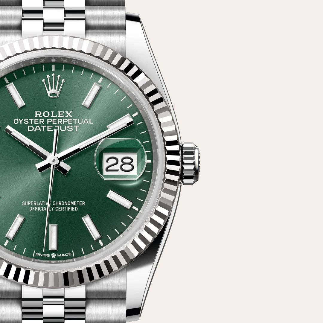 Rolex Datejust 36腕錶白色黃金鋼（蠔式鋼與白色黃金的組合）款，M126234-0051 - 永新鐘錶