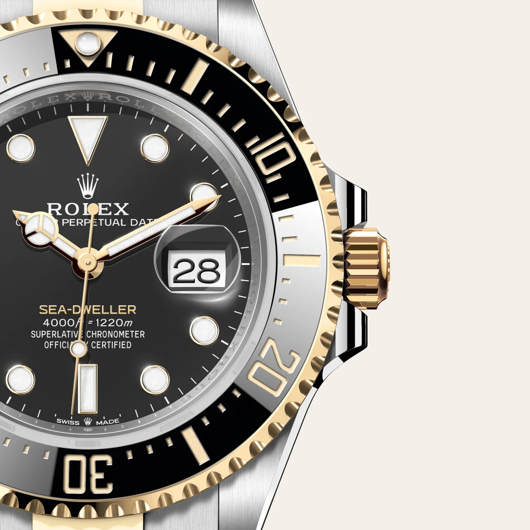 Rolex Sea-Dweller腕錶黃金鋼(蠔式鋼與黃金的組合)款,M126603-0001 - 永新鐘錶