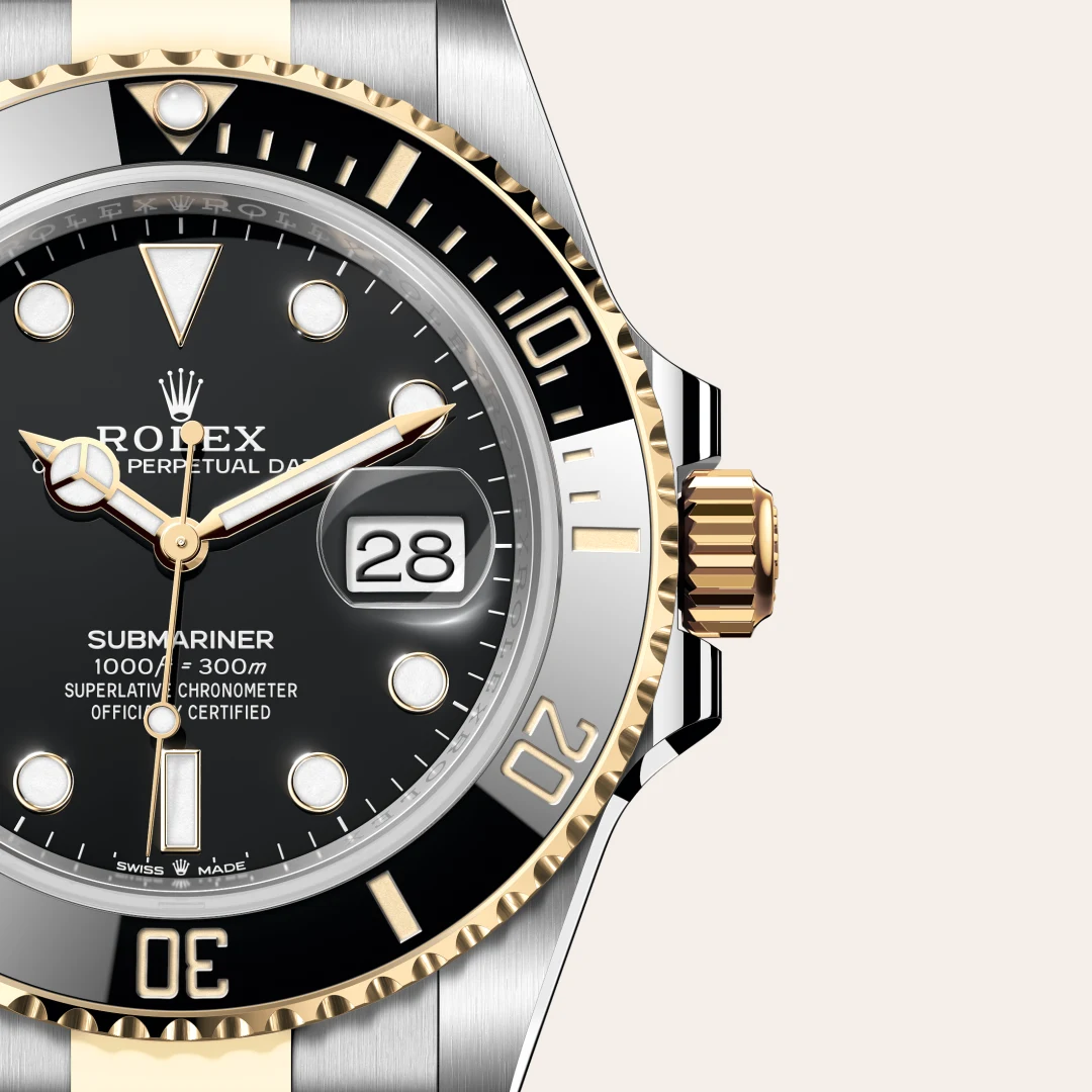 Rolex Submariner Date腕錶黃金鋼（蠔式鋼與黃金的組合）款，M126613LN-0002 - 永新鐘錶