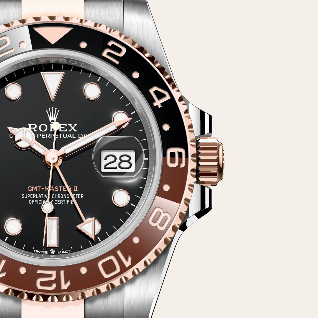 Rolex GMT-Master II腕錶永恒玫瑰金鋼(蠔式鋼與永恒玫瑰金的組合)款,M126711CHNR-0002 - 永新鐘錶