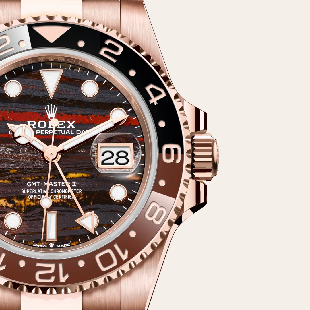 Rolex GMT-Master II腕錶18K永恒玫瑰金款，M126715CHNR-0002 - 永新鐘錶
