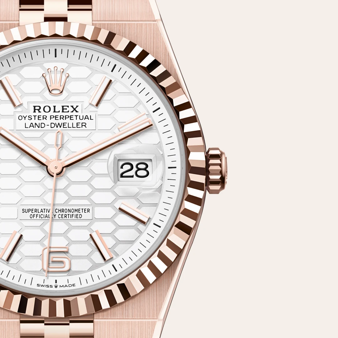 Rolex Land-Dweller 40腕錶18K永恒玫瑰金款,M127335-0001 - 永新鐘錶
