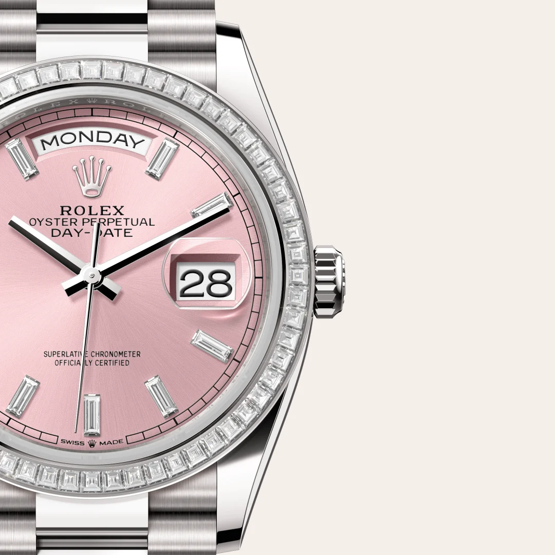 Rolex Day-Date 36腕錶18K白色黃金款，M128399TBR-0029 - 永新鐘錶