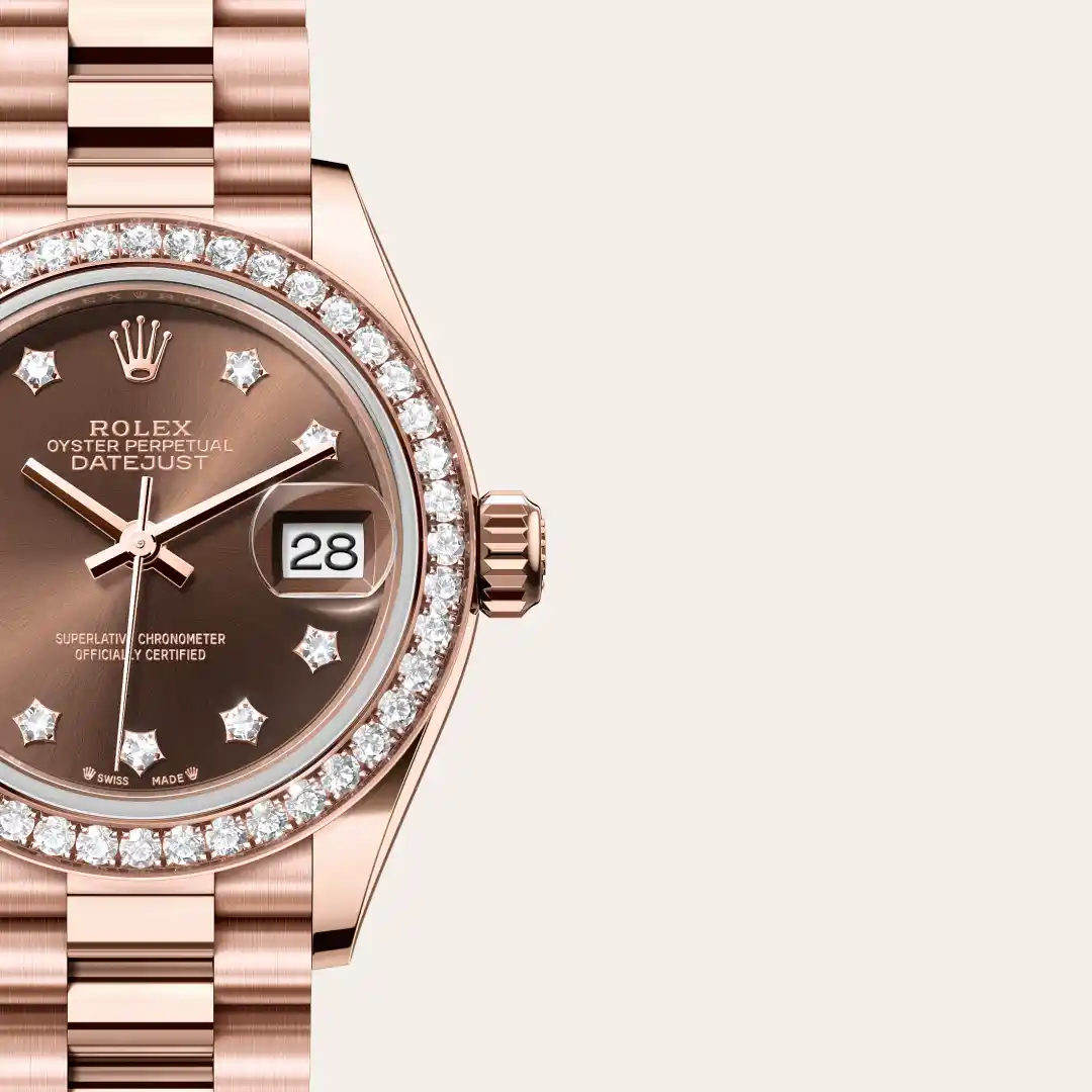 Rolex Lady-Datejust腕錶18K永恒玫瑰金款,M279135RBR-0001 - 永新鐘錶