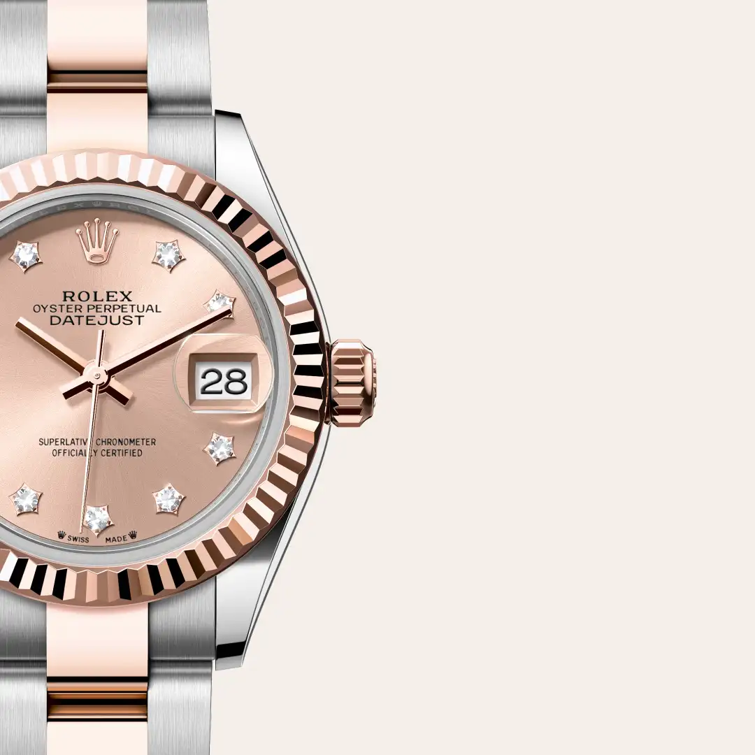 Rolex Lady-Datejust腕錶永恒玫瑰金鋼（蠔式鋼與永恒玫瑰金的組合）款，M279171-0028 - 永新鐘錶
