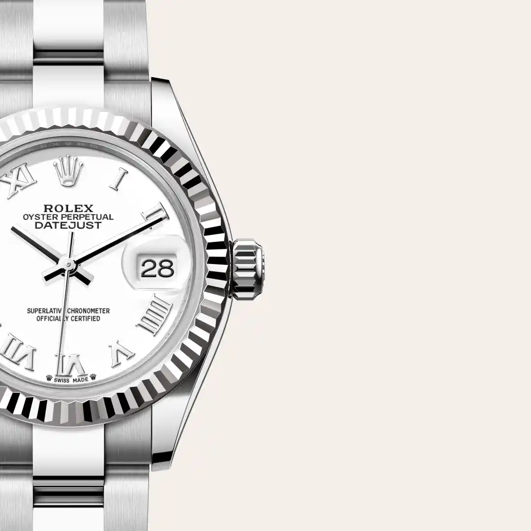 Rolex Lady-Datejust腕錶白色黃金鋼（蠔式鋼與白色黃金的組合）款，M279174-0020 - 永新鐘錶