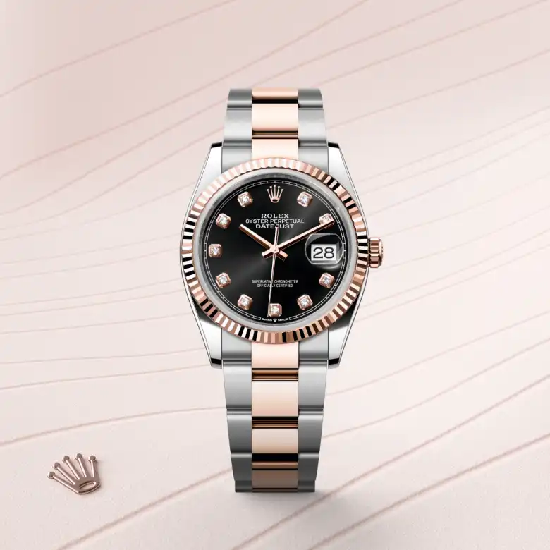 Rolex Datejust 36腕錶永恒玫瑰金鋼(蠔式鋼與永恒玫瑰金的組合)款,M126231-0020 - 永新鐘錶