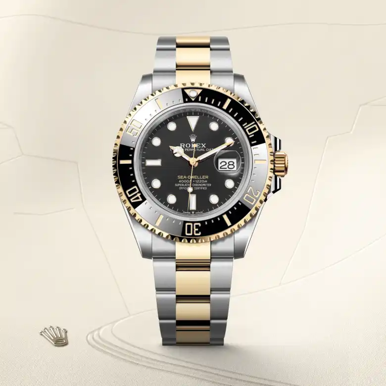 Rolex Sea-Dweller腕錶黃金鋼(蠔式鋼與黃金的組合)款,M126603-0001 - 永新鐘錶