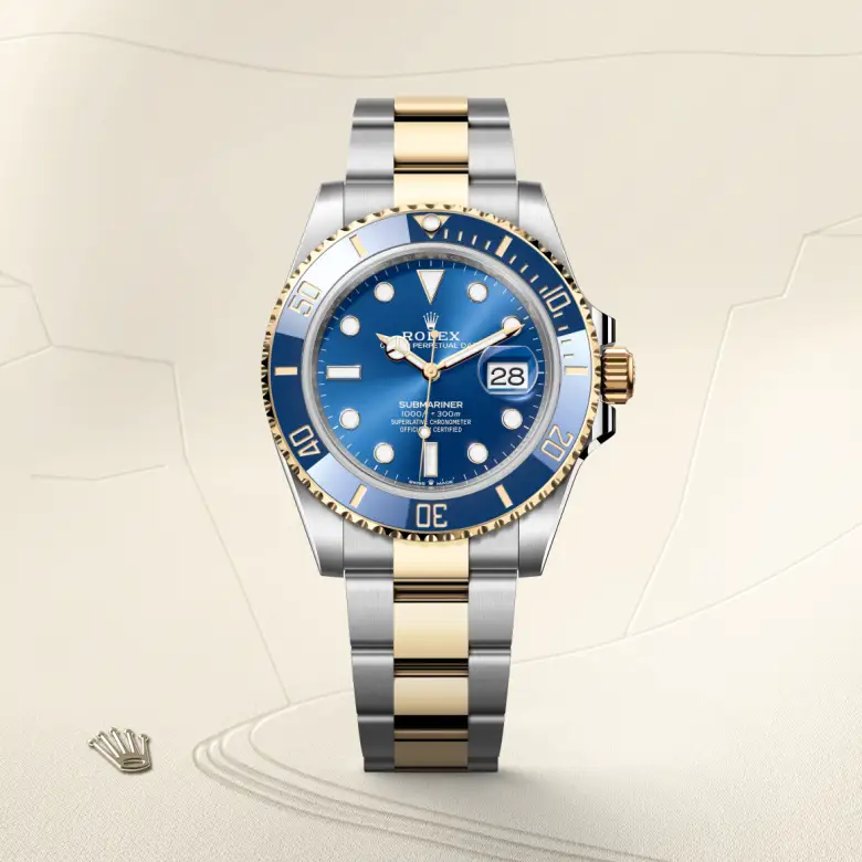 Rolex Submariner Date腕錶黃金鋼(蠔式鋼與黃金的組合)款,M126613LB-0002 - 永新鐘錶