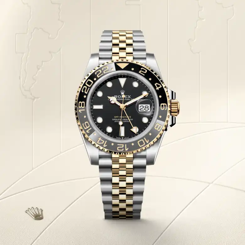 Rolex GMT-Master II腕錶黃金鋼(蠔式鋼與黃金的組合)款,M126713GRNR-0001 - 永新鐘錶