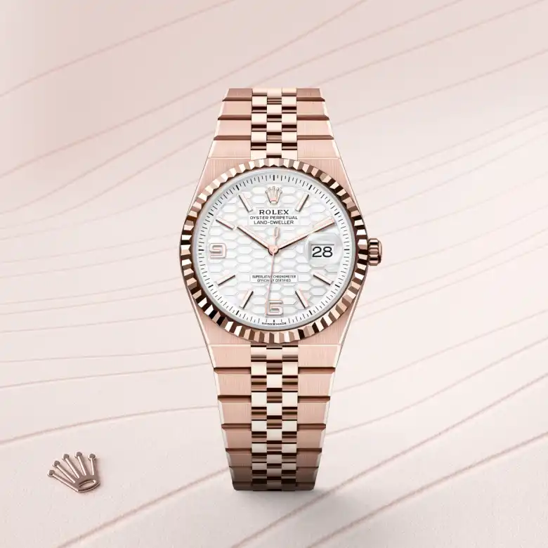 Rolex Land-Dweller 36腕錶18K永恒玫瑰金款,M127235-0001 - 永新鐘錶