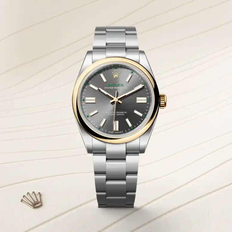 Rolex Oyster Perpetual 41腕錶黃金鋼（蠔式鋼與黃金的組合）款，M134303-0001 - 永新鐘錶