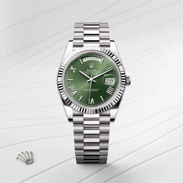 Rolex Day-Date 40腕錶18K白色黃金款，M228239-0033 - 永新鐘錶