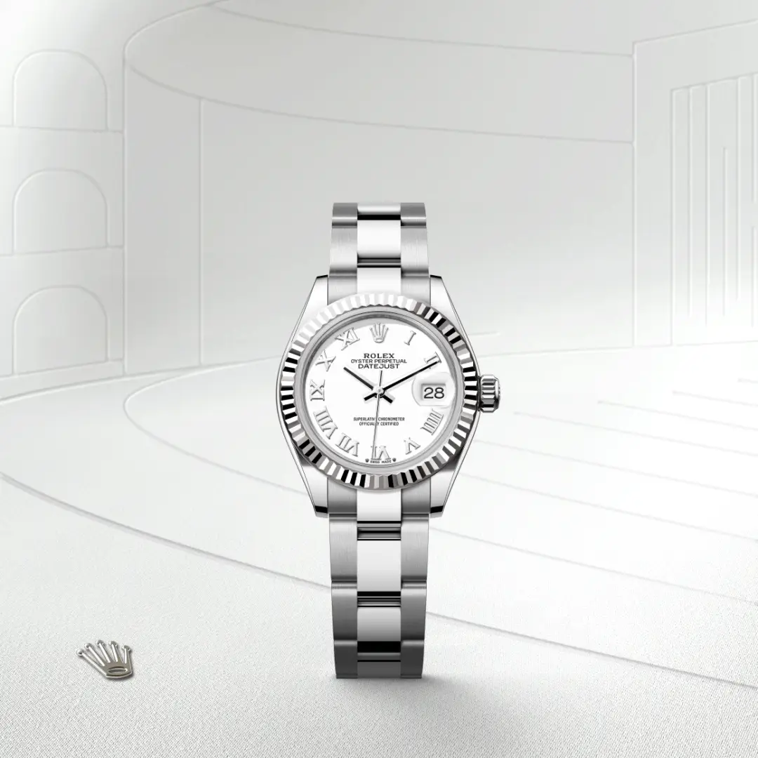 Rolex Lady-Datejust腕錶白色黃金鋼（蠔式鋼與白色黃金的組合）款，M279174-0020 - 永新鐘錶