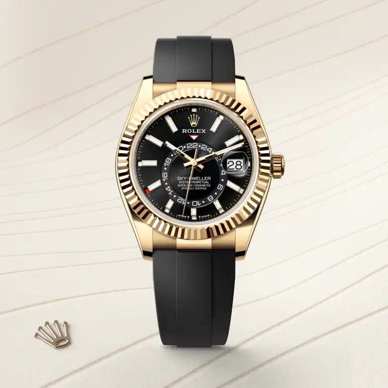 Rolex Sky-Dweller腕錶18K黃金款，M336238-0002 - 永新鐘錶