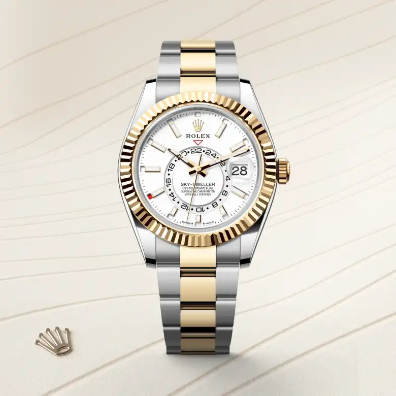 Rolex Sky-Dweller腕錶黃金鋼（蠔式鋼與黃金的組合）款，M336933-0005 - 永新鐘錶