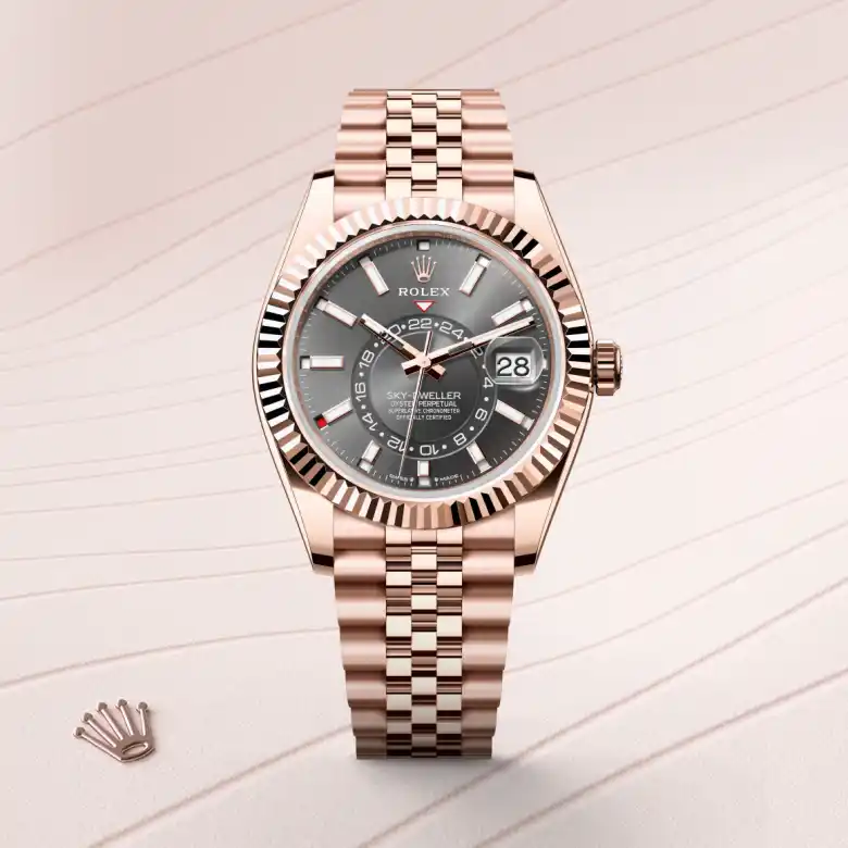 Rolex Sky-Dweller腕錶18K永恒玫瑰金款,M336935-0008 - 永新鐘錶