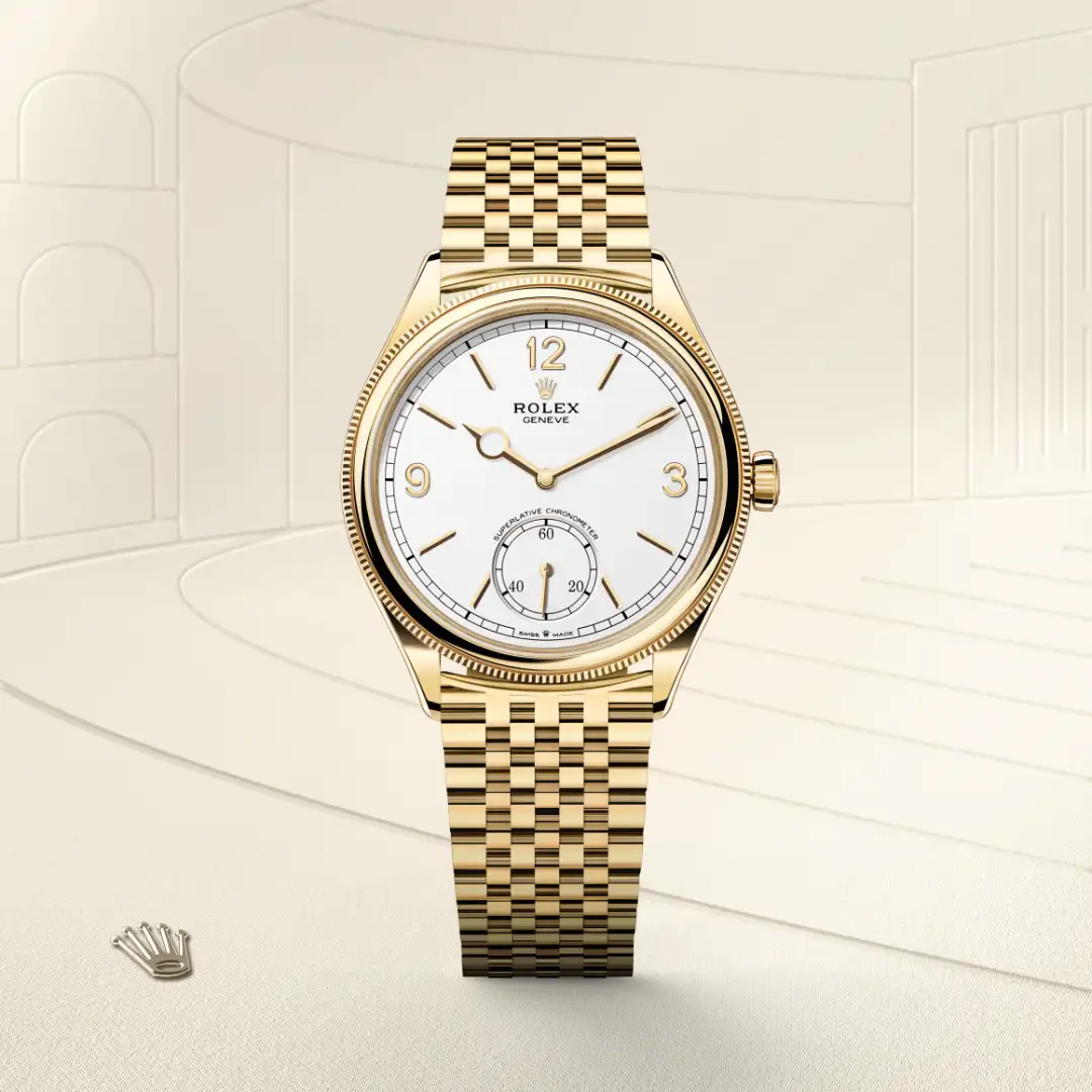 Rolex 1908腕錶18K黃金款，M52508-0008 - 永新鐘錶