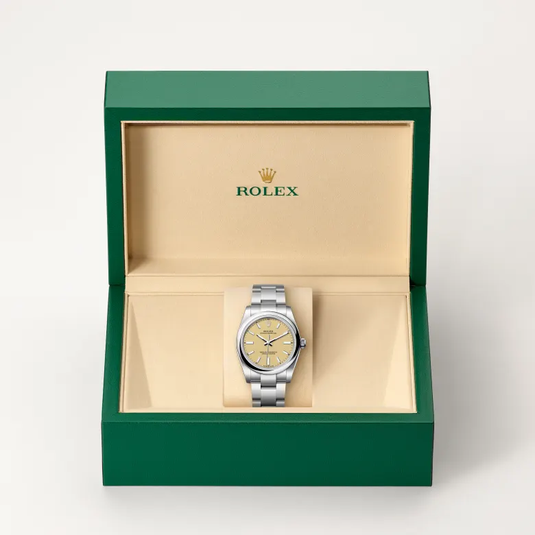 Rolex Oyster Perpetual 34腕錶蠔式鋼款,M124200-0007 - 永新鐘錶