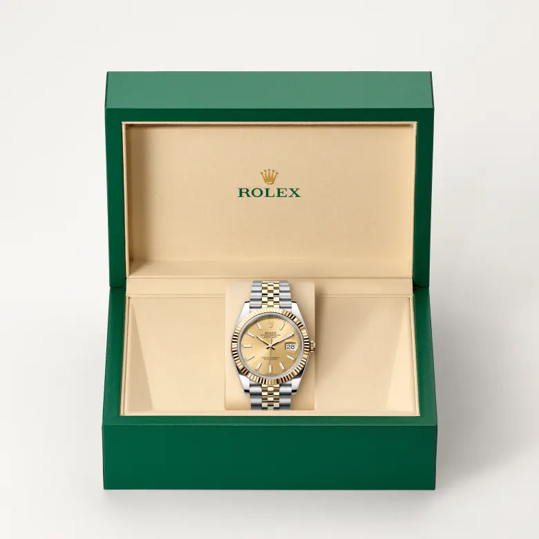 Rolex Datejust 41腕錶黃金鋼（蠔式鋼與黃金的組合）款，M126333-0010 - 永新鐘錶