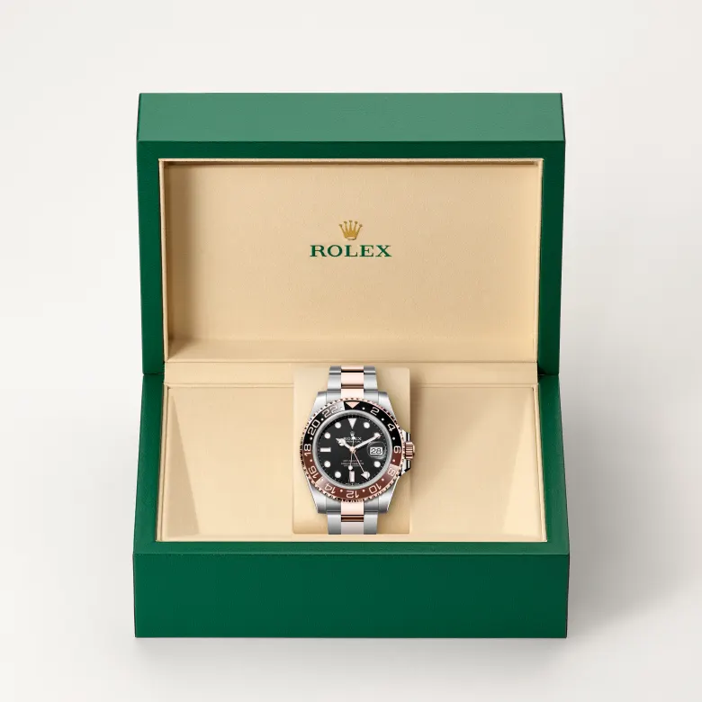 Rolex GMT-Master II腕錶永恒玫瑰金鋼(蠔式鋼與永恒玫瑰金的組合)款,M126711CHNR-0002 - 永新鐘錶