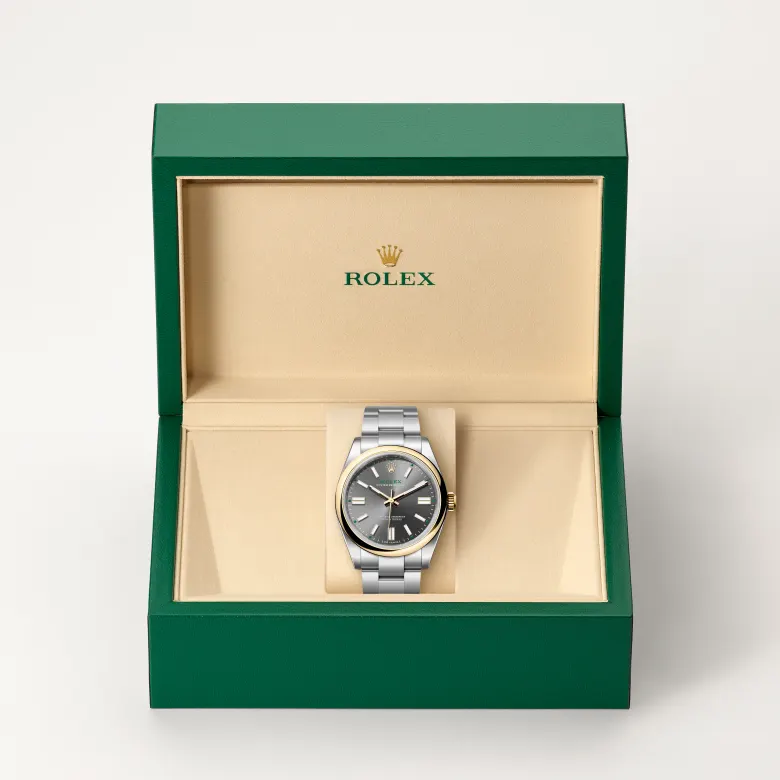 Rolex Oyster Perpetual 41腕錶黃金鋼（蠔式鋼與黃金的組合）款，M134303-0001 - 永新鐘錶