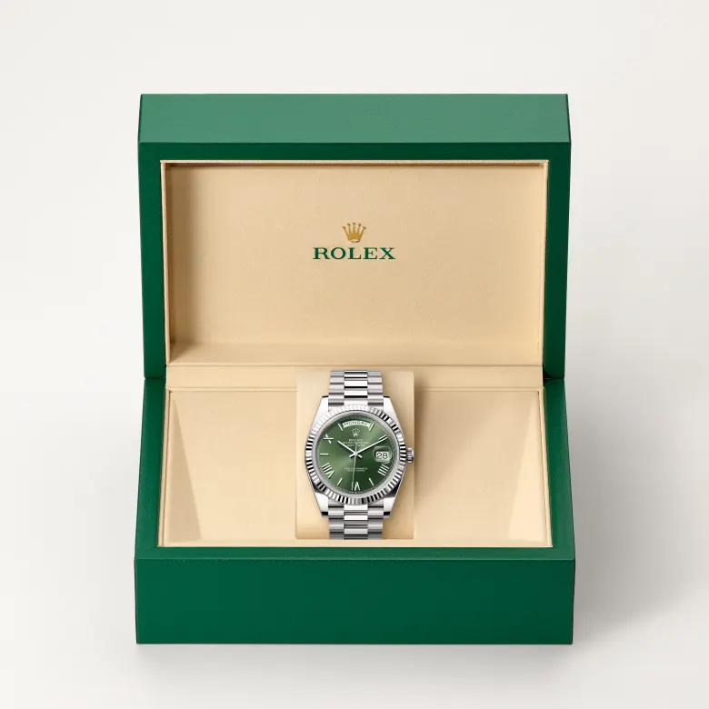 Rolex Day-Date 40腕錶18K白色黃金款，M228239-0033 - 永新鐘錶