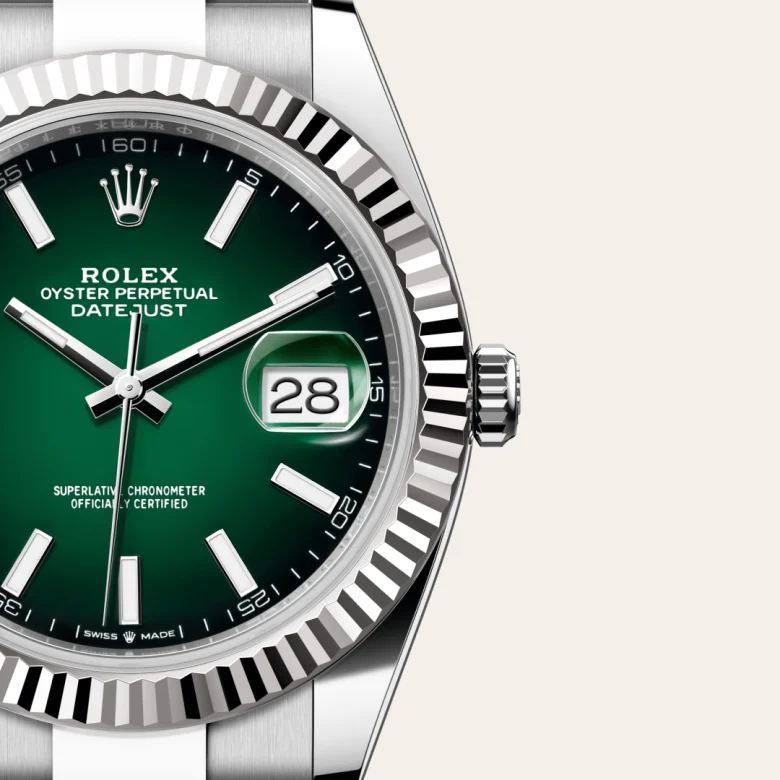 Rolex Datejust 41腕錶白色黃金鋼（蠔式鋼與白色黃金的組合）款，M126334-0033 - 永新鐘錶