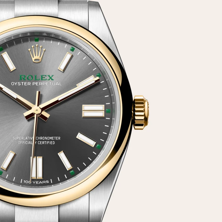 Rolex Oyster Perpetual 41腕錶黃金鋼（蠔式鋼與黃金的組合）款，M134303-0001 - 永新鐘錶