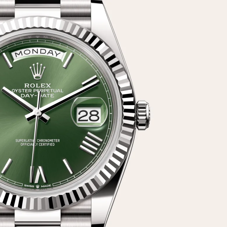Rolex Day-Date 40腕錶18K白色黃金款，M228239-0033 - 永新鐘錶