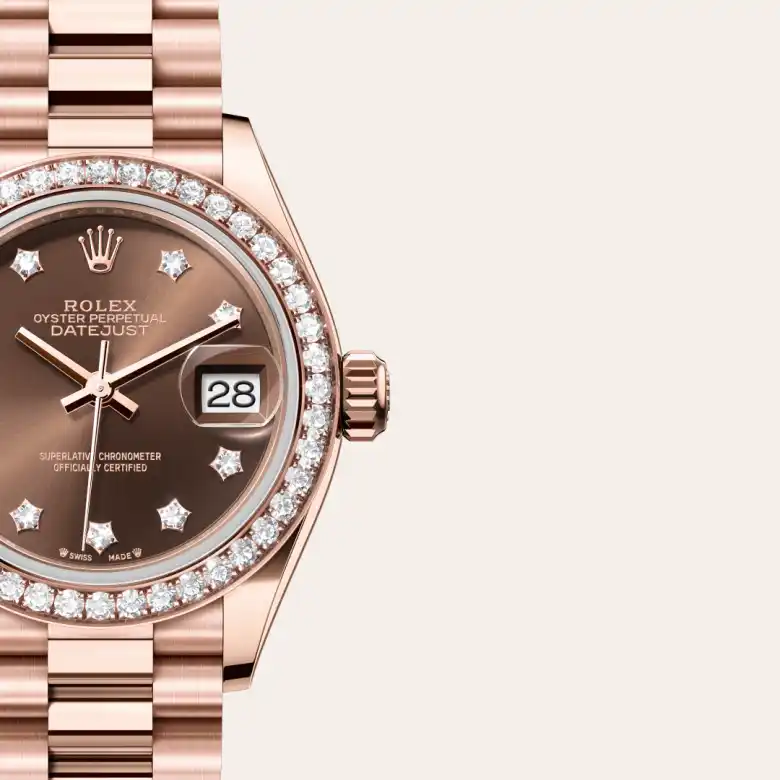 Rolex Lady-Datejust腕錶18K永恒玫瑰金款,M279135RBR-0001 - 永新鐘錶