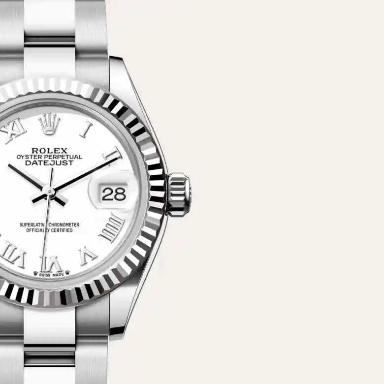 Rolex Lady-Datejust腕錶白色黃金鋼（蠔式鋼與白色黃金的組合）款，M279174-0020 - 永新鐘錶