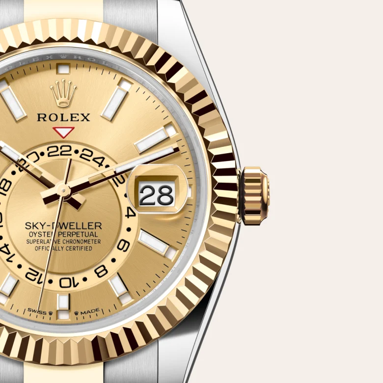 Rolex Sky-Dweller腕錶黃金鋼(蠔式鋼與黃金的組合)款,M336933-0001 - 永新鐘錶