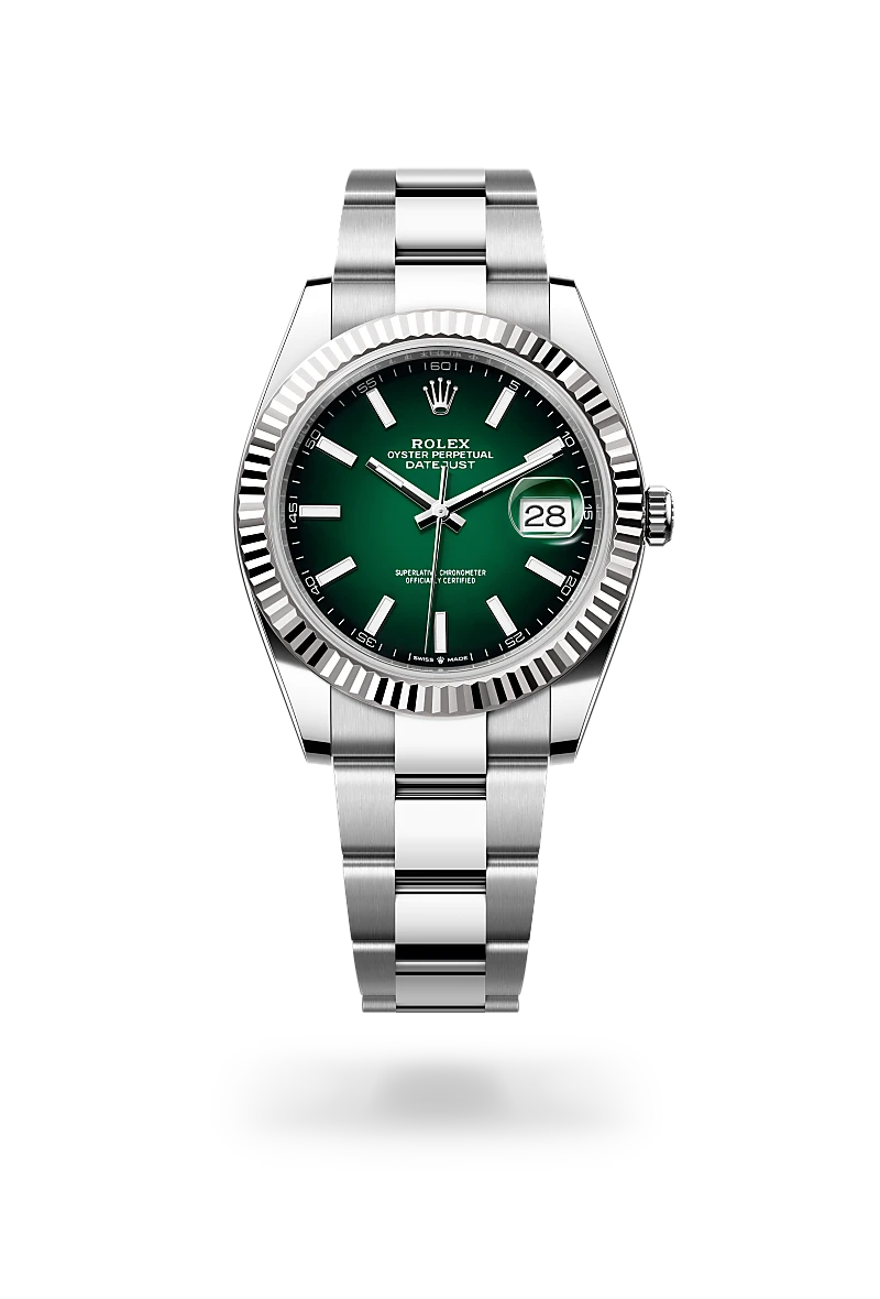 Rolex Datejust 41 腕錶 蠔式，41毫米，白色黃金及蠔式鋼，M126334-0033 - 永新鐘錶