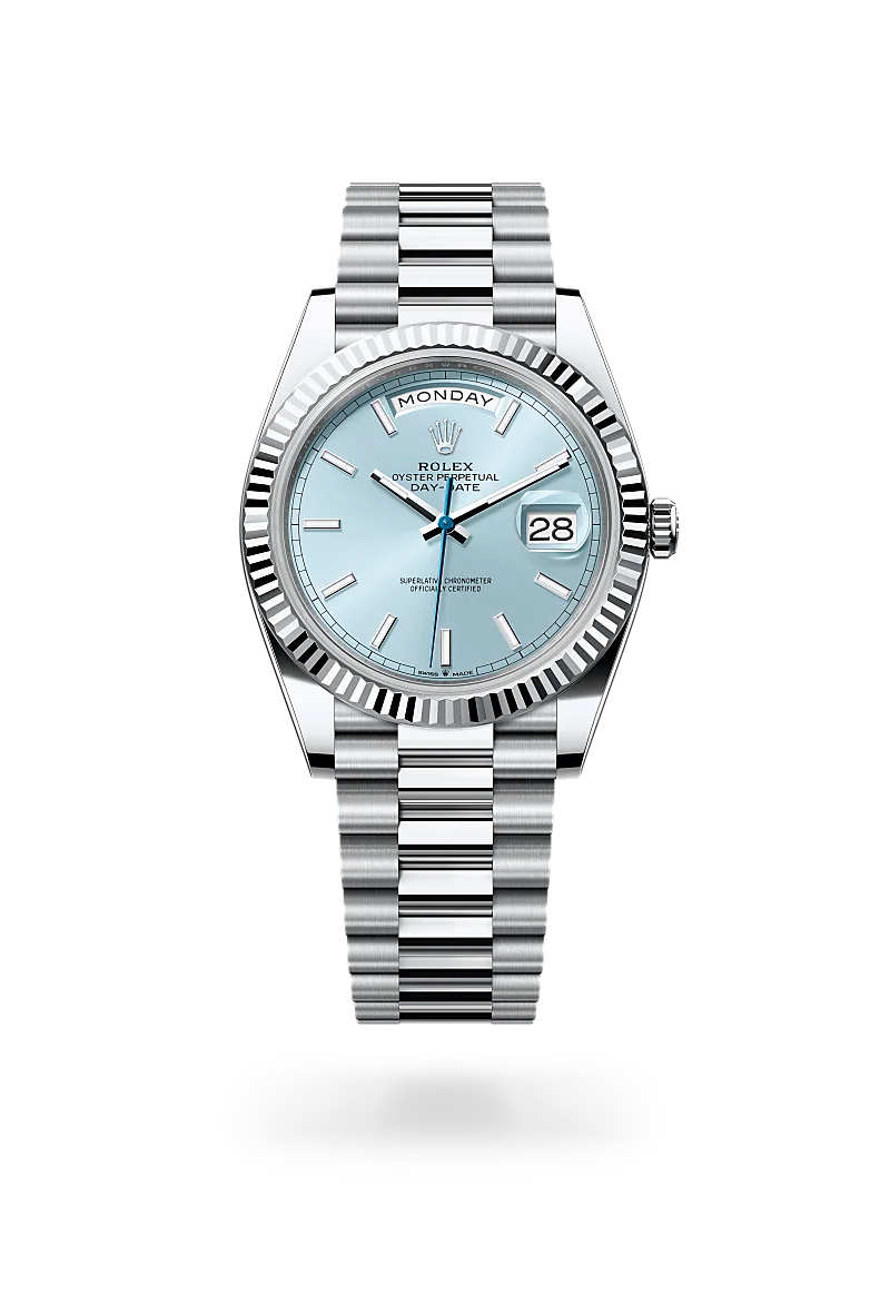 Rolex Day-Date 40 腕錶 蠔式，40毫米，鉑金，M228236-0018 - 永新鐘錶